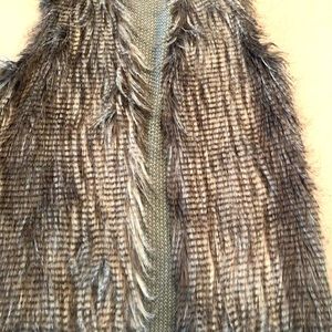 Pink Republic Faux Fur Vest M